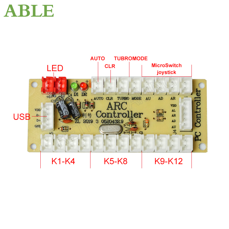 Kit de Arcade Zero Delay para  - Arcade Button Pcb reseña y precio