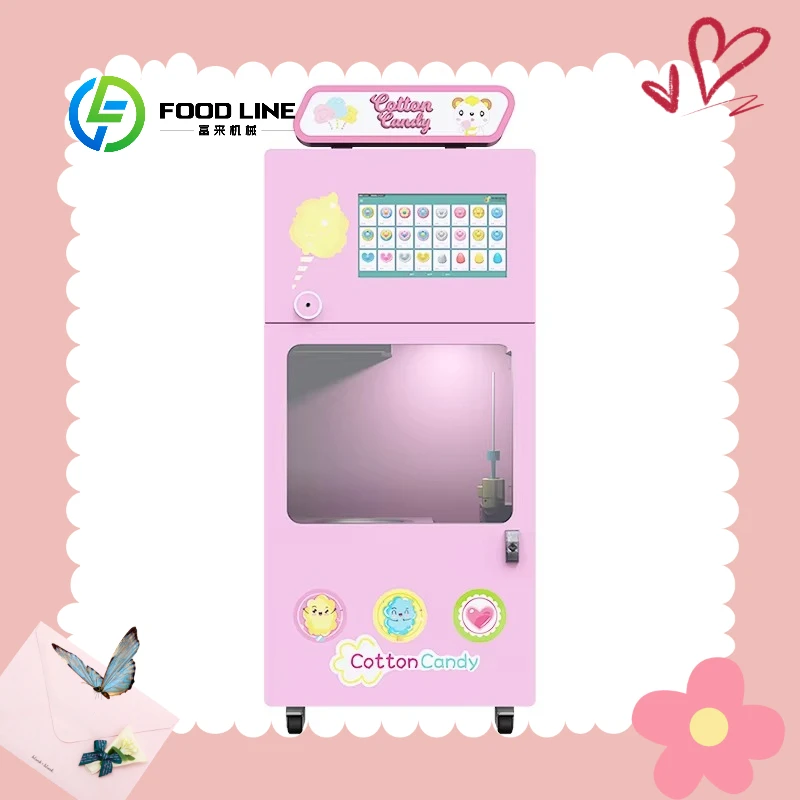 Máquina Expendedora de Algodón - Candy Floss Machine reseña y precio