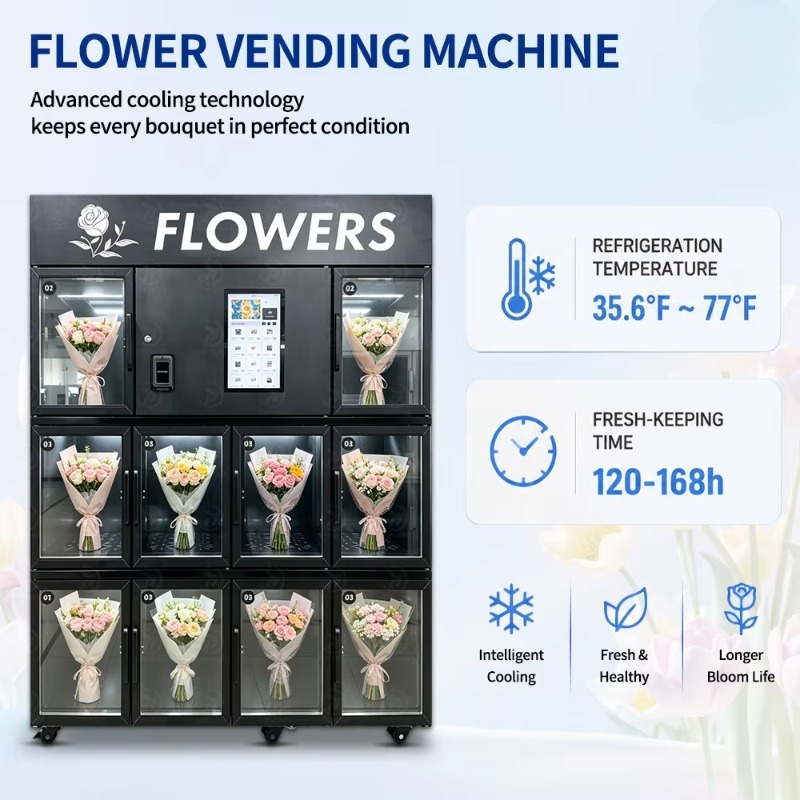 Máquina Expendedora de Flores  - Bill Acceptor Vending reseña y precio