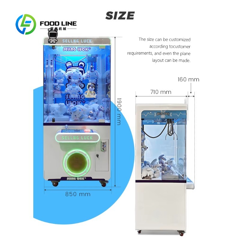 Máquina de grúa metálica opera - Arcade Toy Vending Machine reseña y precio